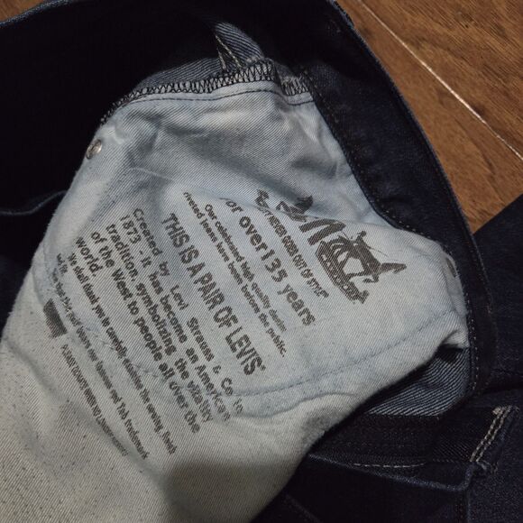 Vtg Levi's 569 Jeans Mens 34x34 Loose Straight Fit Blue Flap Pockets Baggy Y2K - Picture 4 of 9